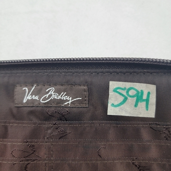 Vera Bradley Jave Blue quilted printed wallet / clutch - Picture 7 of 7